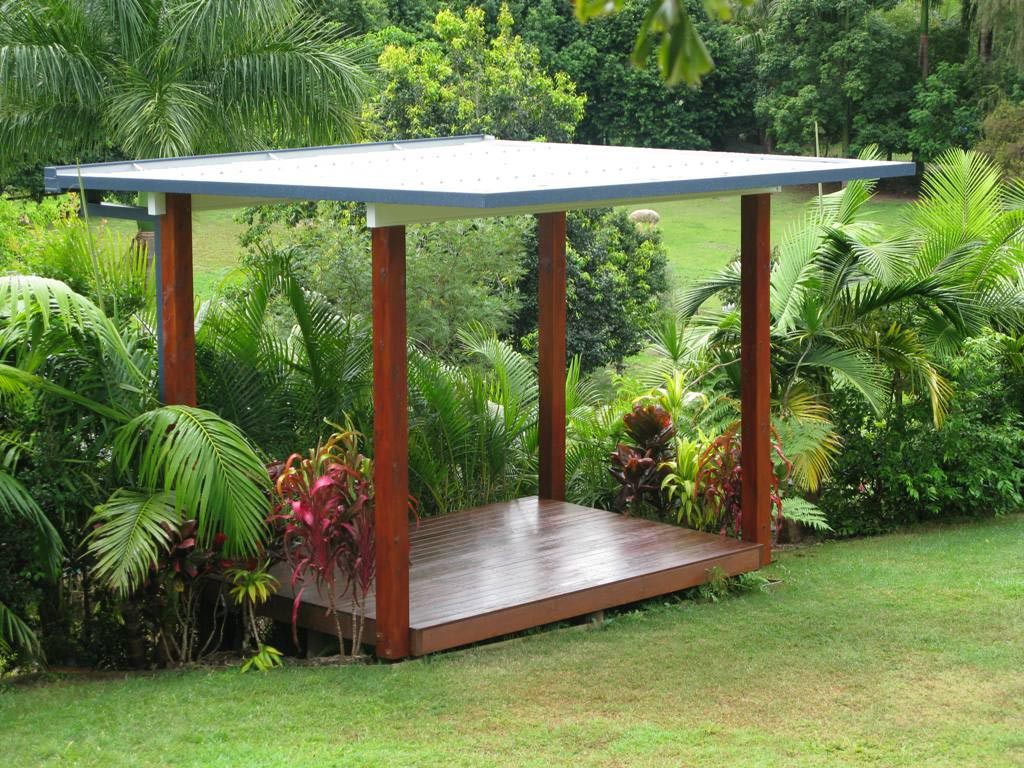 Corrugated Metal Roof Pergola