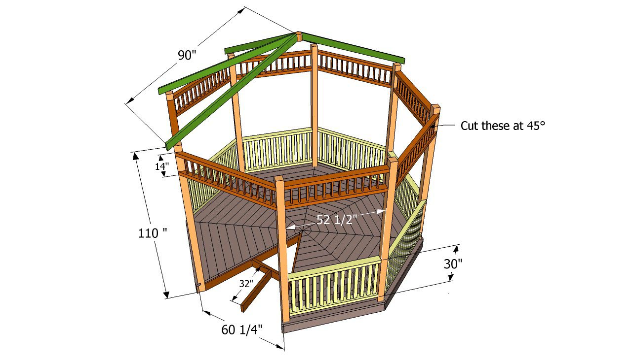 Free Gazebo Plans Rectangular