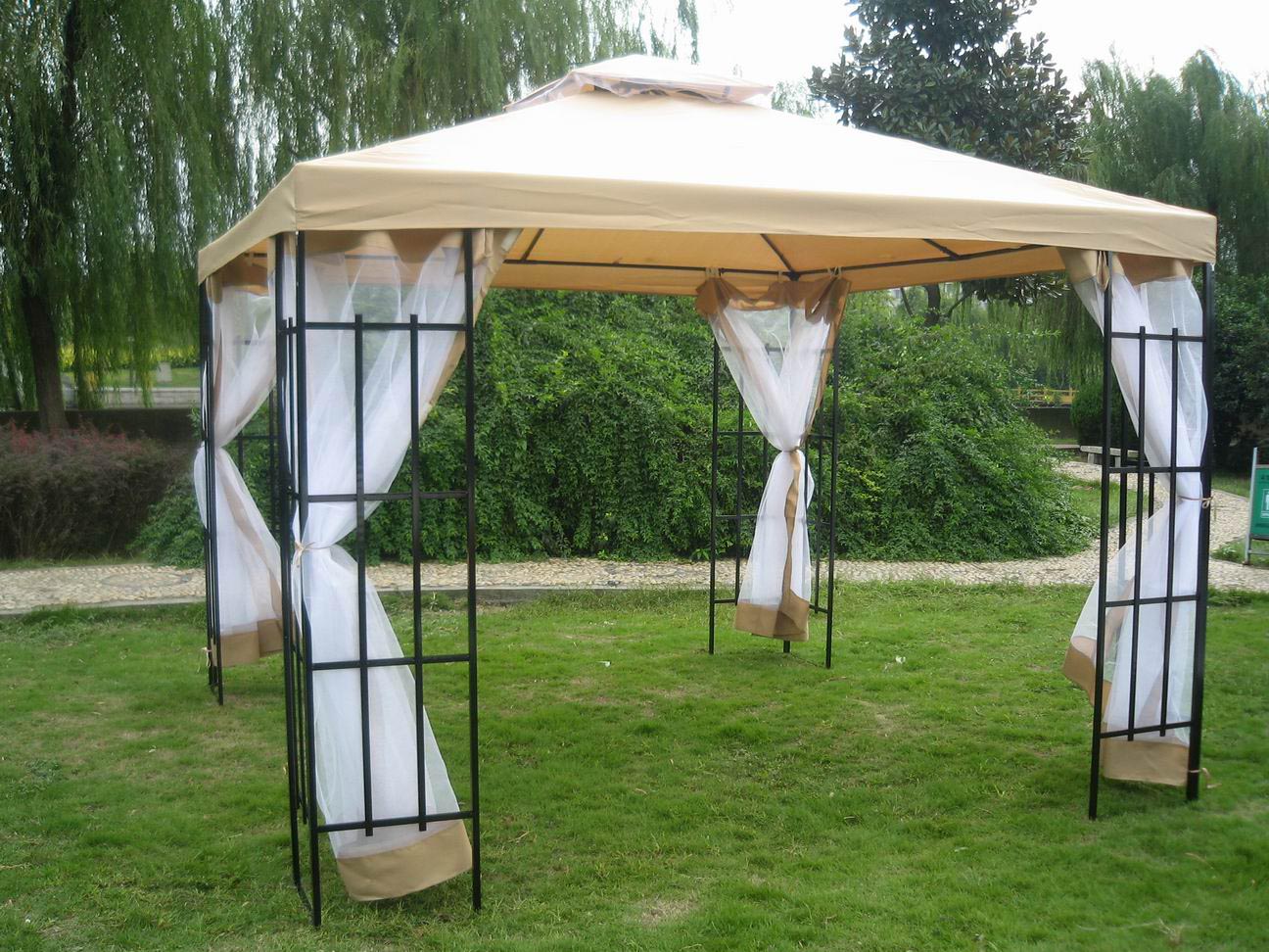 Outdoor Screened Gazebo Tent