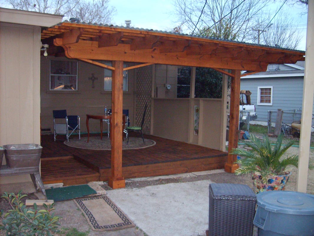 Pergola Style Patio Cover