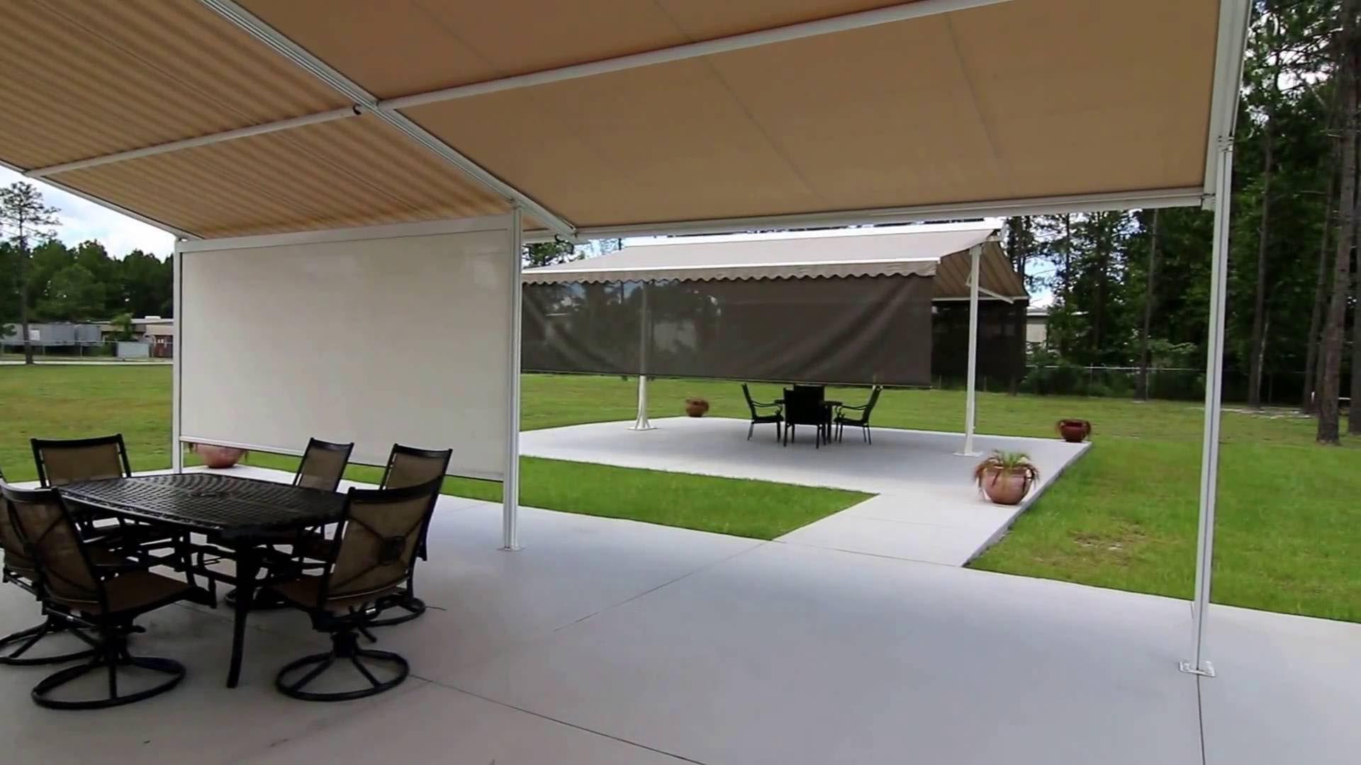 Retractable Pergola Canopy Kit