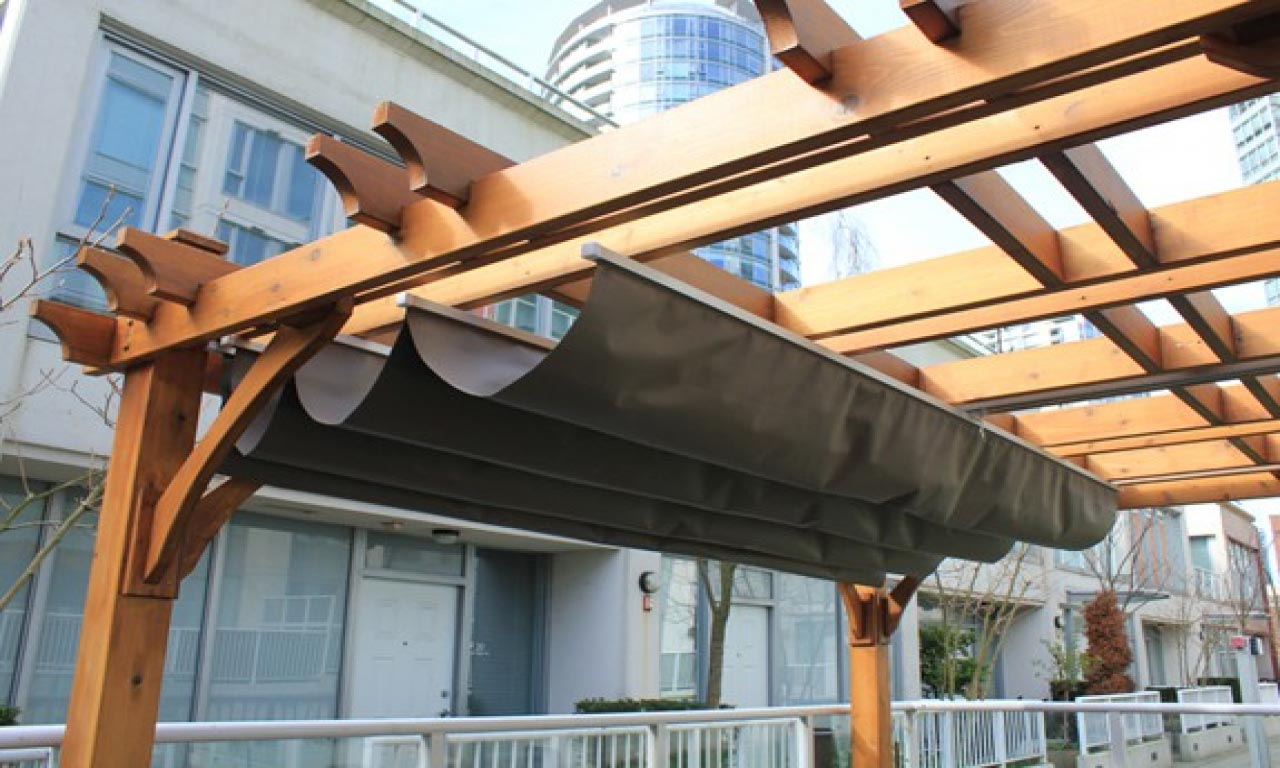 Retractable Pergola Roof DIY